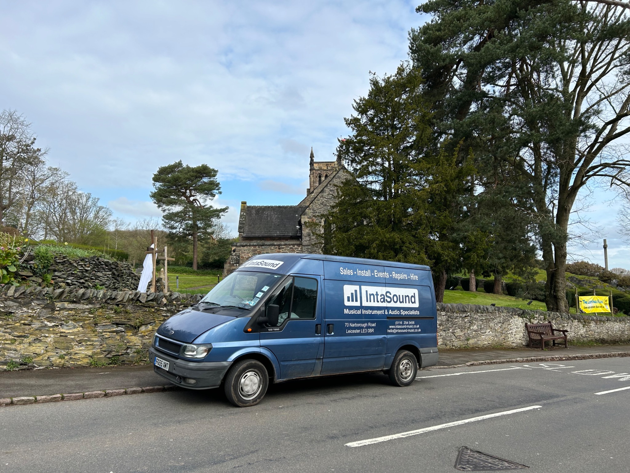 Church sound system installation